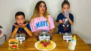 BEBEK , GENÇ veya YETİŞKİN YEMEK YARIŞMASI !? 👶🏼👦🏻👵🏻