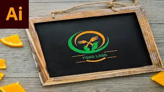 Food professional logo design in adobe illestytor| logo design for YouTube channel