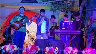 Budding band playing Hotel California