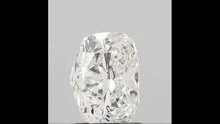 Brilliant cushion 1.52 carat lab created diamond certified by IGI, G - color, VS1 - Clarity