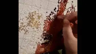 Karlach crossstitch --- full coverage --- modern crossstitch #crossstitch 