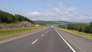 Highway Landscape - Chemlin du Lac Packington, Quebec.