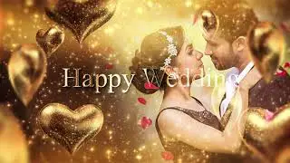 Royal Wedding Invitation Video blank | Wedding Title Background Video |Hindi wedding Invitation