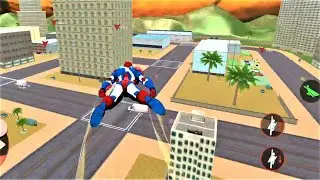 Flying Captain Superhero Robot | Android Gameplay