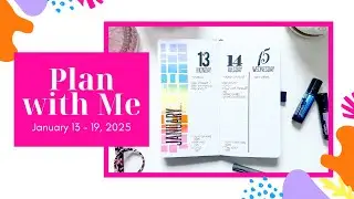 Plan with Me | January 13 - 19, 2025 | Archer & Olive | The Crafters Workshop | Heidi Swapp