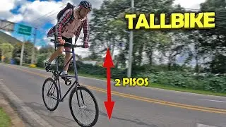 Viajo en bicicleta de 2 pisos *TALLBIKE*  | 80 kilómetros |