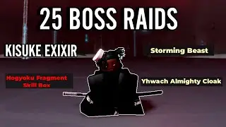 Farming 25 Boss Raids with KISUKE Elixir | Type Soul