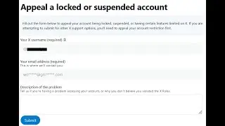 Twitter - Appeal a locked or suspended account