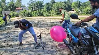 Bike Vs Monster Balloon 😱