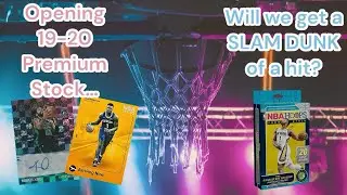 We Open Some Basketball Cards (NBA Hoops Premium Stock 19-20)