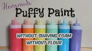 DIY Homemade Puffy paint🎨/Homemade puffy paint/diy puffy paint/How to make puffy paint at home