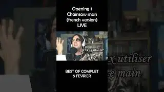 LIVE VF OP 1 Chainsaw man #cover #animecover #music #manga #chainsawman #musique #opening