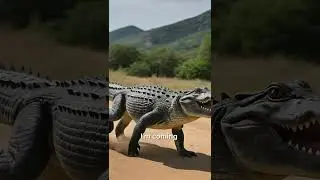 AI ANIMATED CATS VIDEOS || CAT EAT CROCODILE  #aicats #artificialintelligence #3danimation #funny
