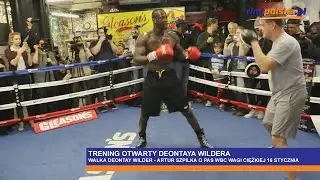 Szpilka - Wilder: Deontay Wilder Open Training