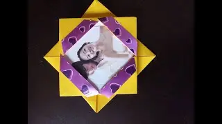 Easy Paper Photo Frame for kids | Paper craft |DIY | Kids craft | Minnie Mouse