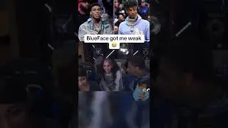 BlueFace reacting to NLE Choppa dissing him 🤣 #blueface #nlechoppa #fyp