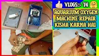 Aquarium oxygen machine repair  #aquarium #aquariumfishtank #aquarium oxygen machine 