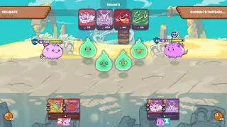 Axie Infinity Classic Reptile Aqua Plant (Double Anemone) VS RBP Gameplay