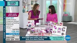 Craft Factory Creations Rolled Flower and Nesting Frame ...
