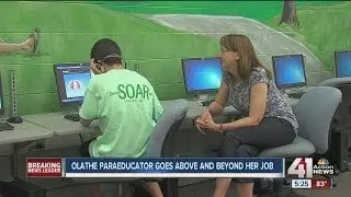 Olathe para educator goes above and beyond her job