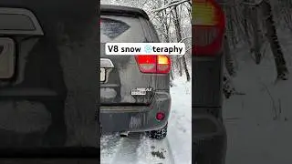 Teraphy V8 snowing ❄️#toyotasequoia