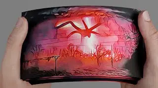 Stranger Things 2 Flipbook | Mind Flayer Scares Will Flipbook 😭💘