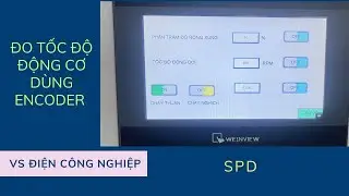 Đo tốc độ động cơ d&ugrave;ng Encoder - High Speed Counter - PWM - SPD. PPLC Mitsubishi Training Kit- VS