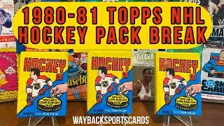 Ray Bourque Rookie Card Hunt: 1980-81 Topps Hockey Card Pack Break