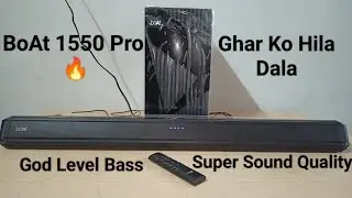 BoAt Aavante Bar 1550 Pro - Sound Test Bass Test Boat Soundbar #boat #boatsoundbar #boat1550pro