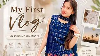 My First vlog 🥰 #jonki the super hit comedy video #youtubeviedo  #vlog #ytstudio 