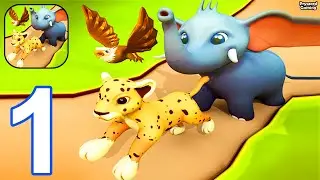 Animal Shifting Transform Run - Gameplay Walkthrough Part 1 Shape Shifting Animal Run (iOS, Android)