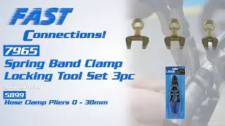 Fast Connections | 7965 - Spring Band Clamp Locking Tool Set 3pc