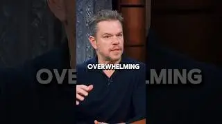 Matt Damon Shares His Most Emotional Memory #comedy #funny #news #colbert #talkshow #funnycomedy