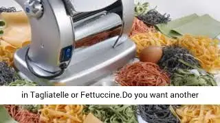 Electric Pasta Maker- Imperia Pasta Presto Non-stick Machine w 2 Cutters and 6 Thickness Settings