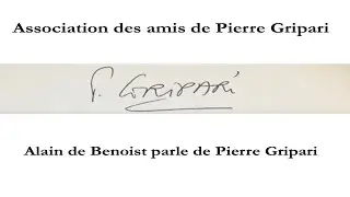 Alain de Benoist parle de Pierre Gripari