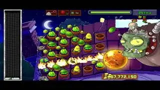 I Play Plant Vs Zombie Final Level And Fight Final Boss (Dr.zomboss) Roof Level 10