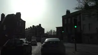 Driving On College Street, Deansway, Bridge Street & New Road, Worcester, Worcestershire, UK