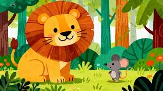 The Lion and the Mouse &ndash; A Long Moral Story for Kids | Kindness, Friendship & Courage
