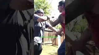 Knife low attack drill with Wael and Matt