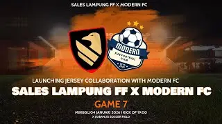 🔴MATCH DAY❗❗❗ GAME 7 // BIRU VS HITAM // LAUNCHING JERSEY SALES LAMPUNG FC COLLAB MODERN FC 🔥🔥