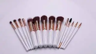 BS-MALL Synthetic Makeup Brushes Set 14PCS Premium Face Cosmetic Makeup Brushes