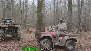 She rides a Can-am. Elton Swamp 2021 first ride
