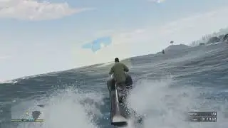 GTA 5 Gameplay | Wave Runner &ndash; Franklin Races the Jet Boat on the East Coast!