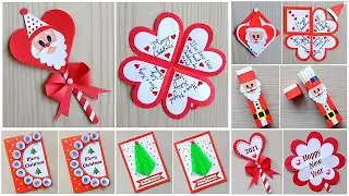 DIY Top 5 Christmas greeting card ideas 2020 / Easy and Beautiful Christmas greeting cards Handmade
