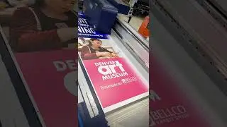Denver Art Street Banner timelapse.  Printed on the Vanguard VK300D UV flatbed printer at IMS.