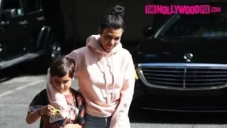 Kourtney Kardashian's Son Mason Shows Off His New Fidget Spinner While Running Errands 5.16.17