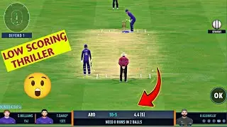 Low Scoring Thriller 😱 | Vs Subscriber | Real Cricket 24