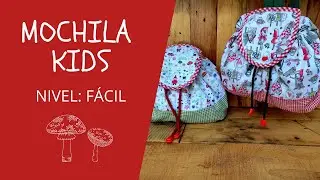 🌱 C&oacute;mo HACER una MOCHILA Infantil F&Aacute;CIL y BONITA 🐣 | Tutorial DIY Vuelta al Cole 🍒