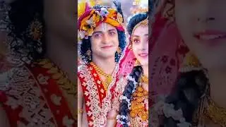 Lord Krishna and Devi Radha 🙏❤️#shorts #krishnaandradha #like #subscribe #pratheeksha0523
