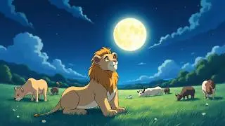 The Lion Who Guarded the Moon (Lion Adventure) | #bedtimestoriesforkids #kidsstories #goodnight
